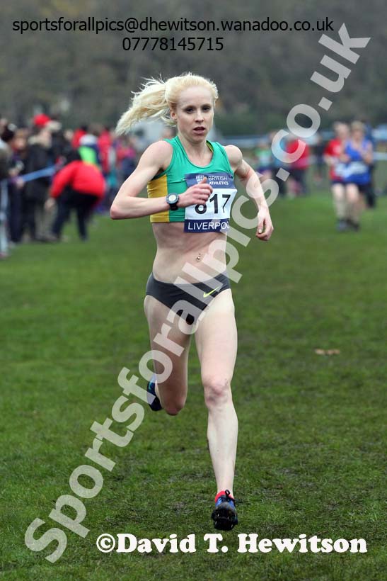 Senior women's European Cross Country Trials, Sefton Park, Liverpool. Photo: David T. Hewitson/Sports for All Pics